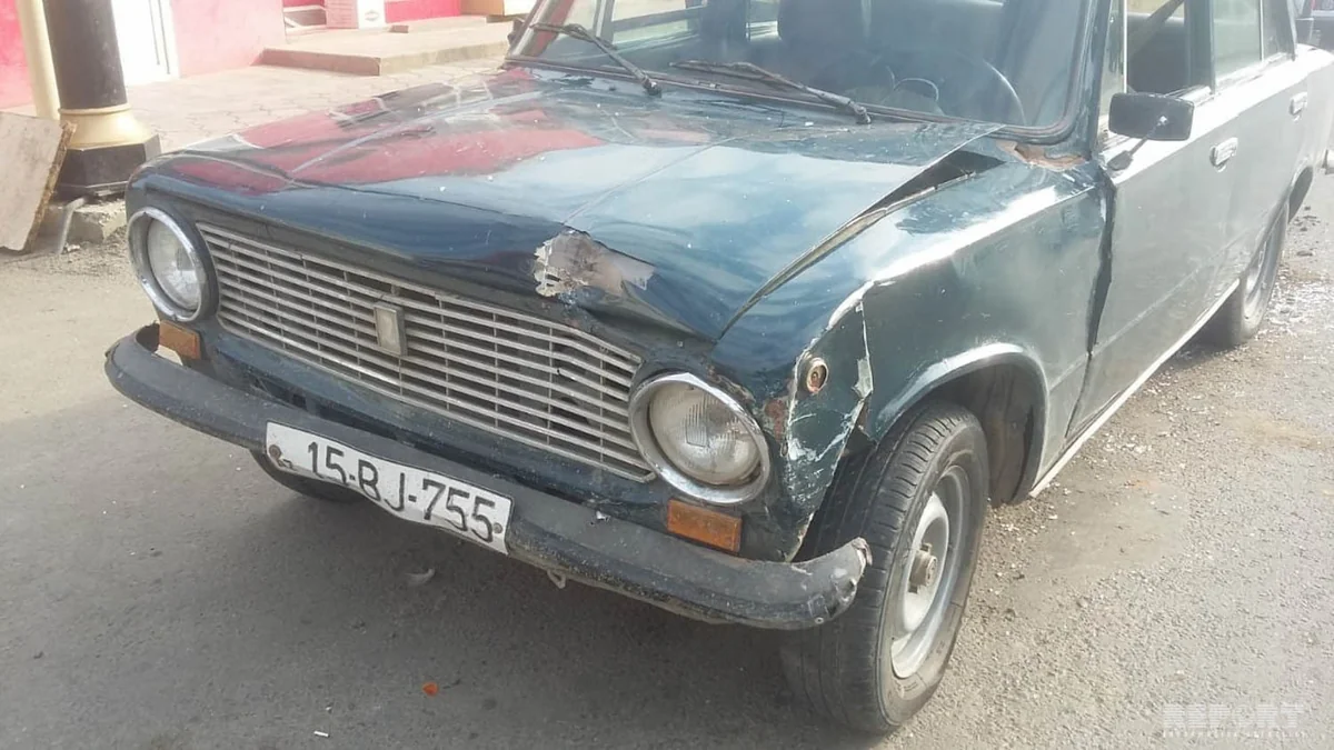Cəlilabadda iki avtomobil toqquşub - FOTO
