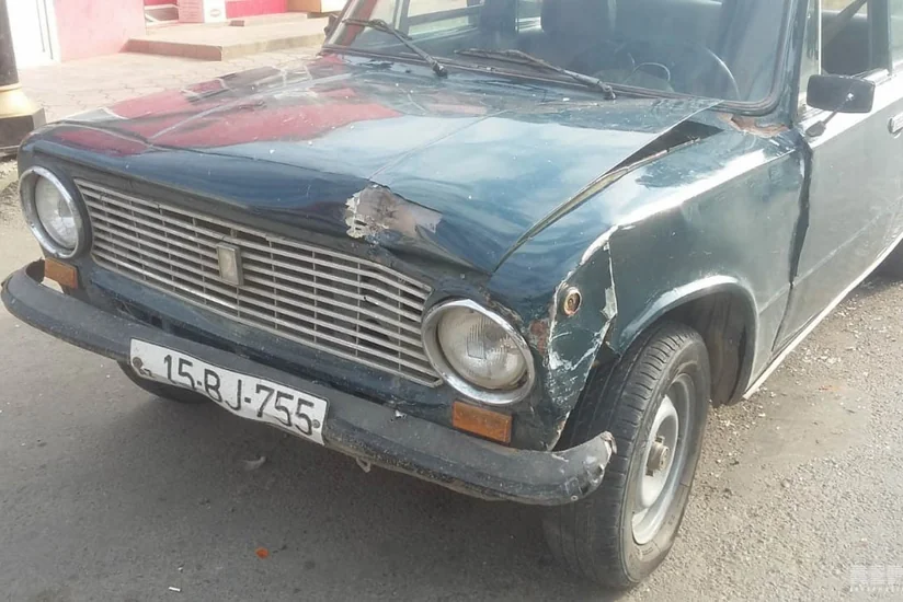 Cəlilabadda iki avtomobil toqquşub - FOTO