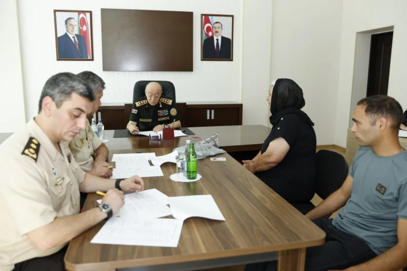 Kəmaləddin Heydərov Şamaxıda vətəndaşları qəbul edib