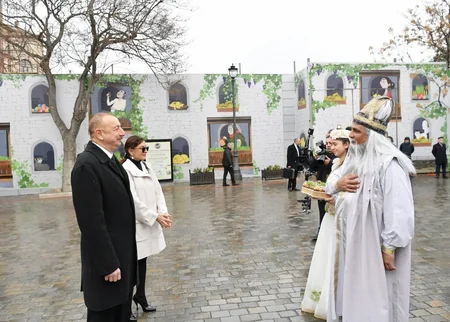 Prezident İlham Əliyev Novruz bayramı münasibətilə ümumxalq şənliyində iştirak edib - YENİLƏNİB-3