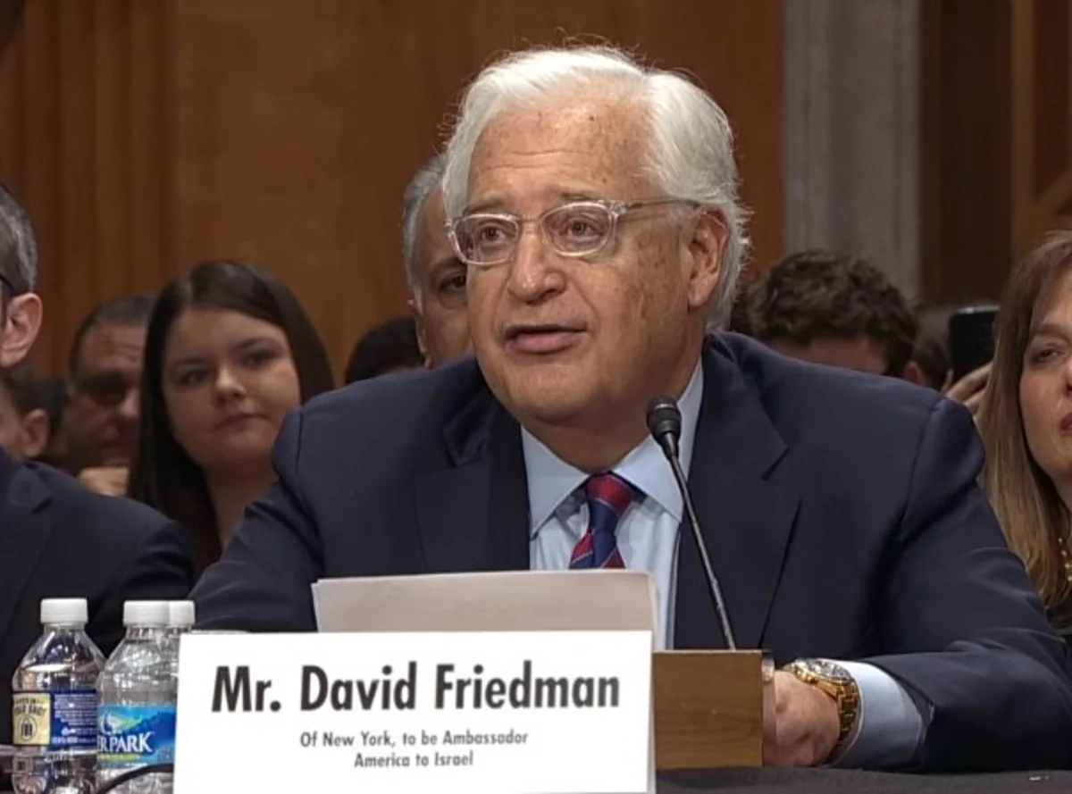 ABŞ Senatı Devid Fridmanın İsrailə səfir təyinatını dəstəkləyib