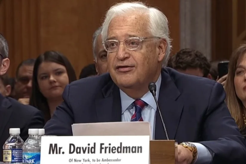 ABŞ Senatı Devid Fridmanın İsrailə səfir təyinatını dəstəkləyib