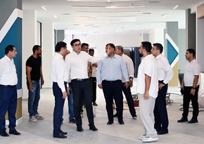 Gənclər və idman naziri Bərdə və Yevlaxdakı idman obyektlərinə baxış keçirib