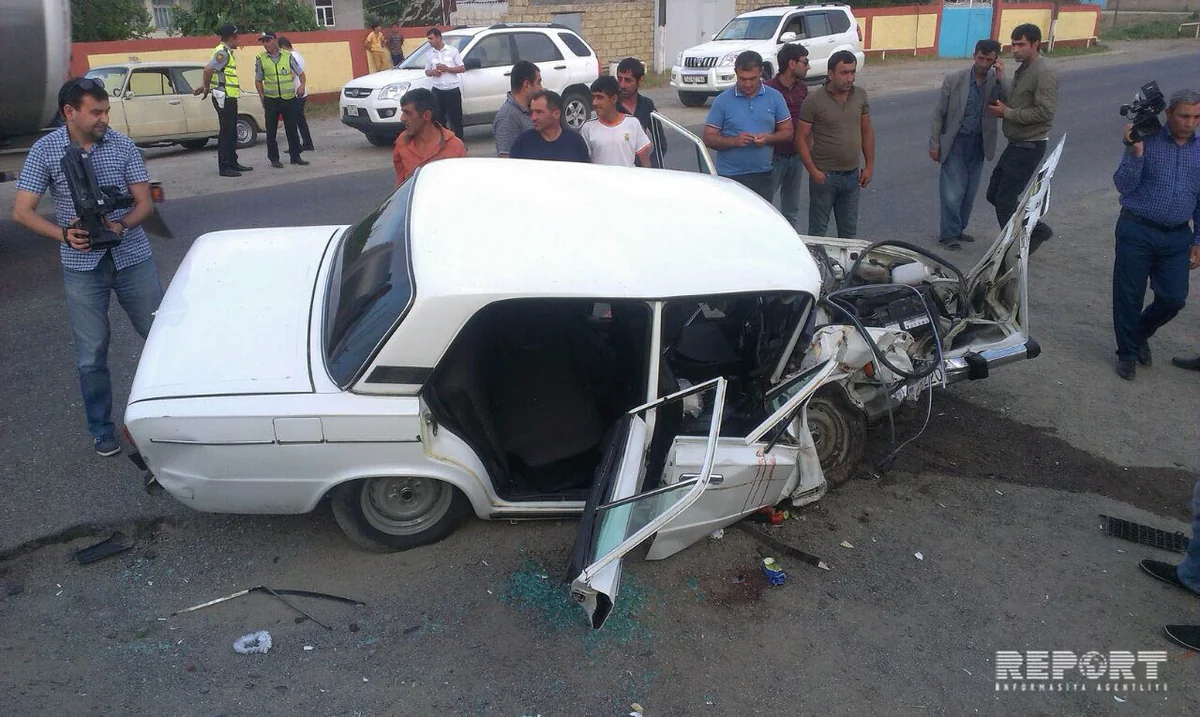 Şəmkirdə yol qəzası olub, 7 nəfər xəsarət alıb - YENİLƏNİB