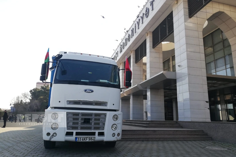 Из Сумгайыта в Турцию отправлено 16 тонн гумпомощи
