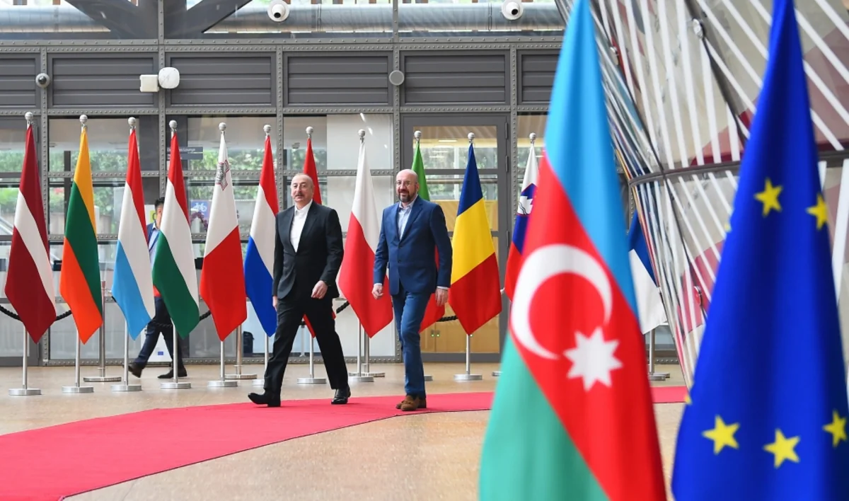 Prezident İlham Əliyev Brüsseldə Şarl Mişellə görüşüb - YENİLƏNİB