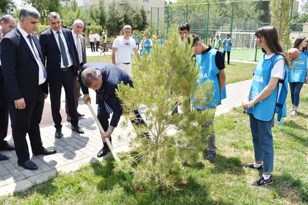 Şirvanda daha bir “Bizim həyət” istifadəyə verilib