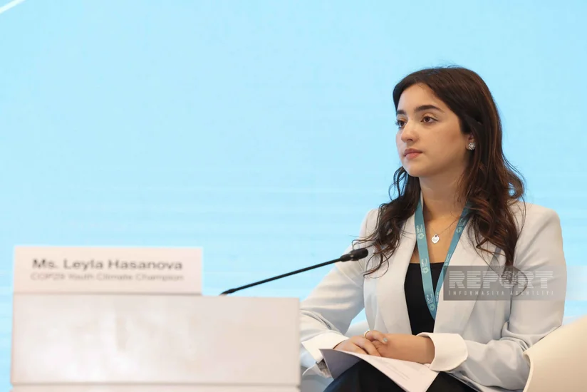 Leyla Həsənova: İqlimlə bağlı fəaliyyətin şəffaflığının təmin edilməsinə gənclərin cəlb edilməsi vacibdir