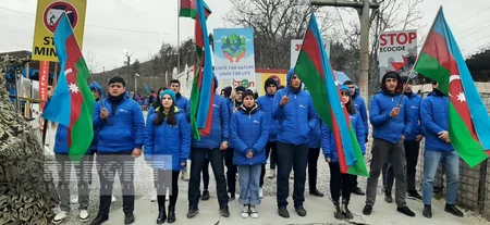 Xankəndi-Laçın yolunda etirazçılar 110 gündür dünya ictimaiyyətinə çağırışlar edir