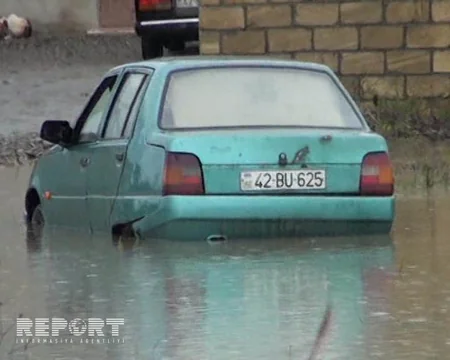 Cənub bölgəsində sel sularının yaratdığı fəsadlar - FOTOREPORTAJ