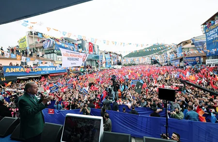 Эрдоган выступил на митинге в Анкаре: 14 мая народ сделает выбор по велению своего сердца