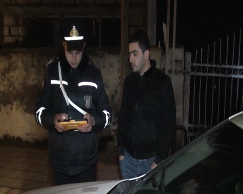 Astarada bayram axşamı reyd keçirilib, 13 sürücü cərimələnib