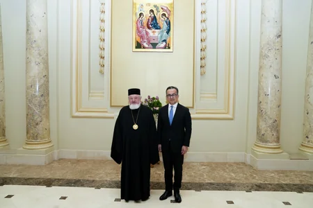 Ramin Məmmədov Rumıniya Pravoslav Patriarxal Kilsəsini ziyarət edib