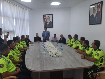 Narkoman sürücülərə qarşı mübarizədə fərqlənən yol polislərinə mükafat verilib