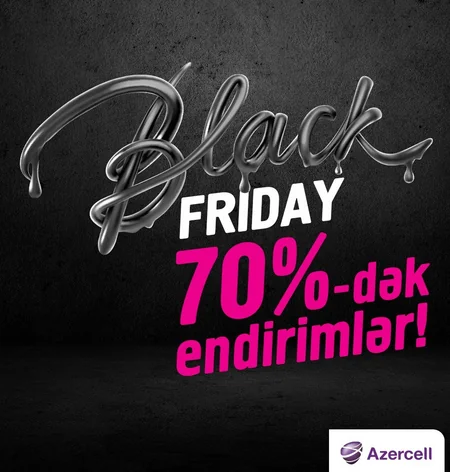 Azercell обещает невероятные скидки на Black Friday