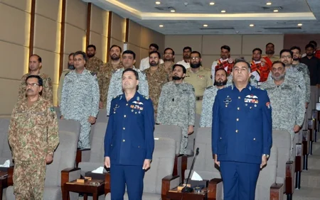 Silahlı Qüvvələr Günü ilk dəfə olaraq Pakistanın Silahlı Qüvvələrinin Birləşmiş Qərargahında qeyd olunub