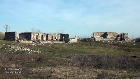 Видеокадры из села Халафша Физулинского района