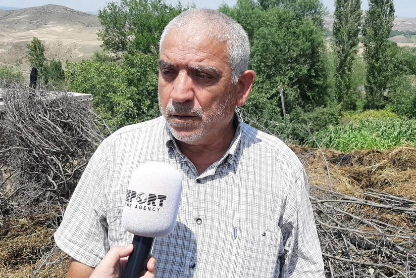 Ermənilərin atdığı mərmi Tovuz sakininin həyətinə düşüb: Möcüzə nəticəsində sağ qaldım