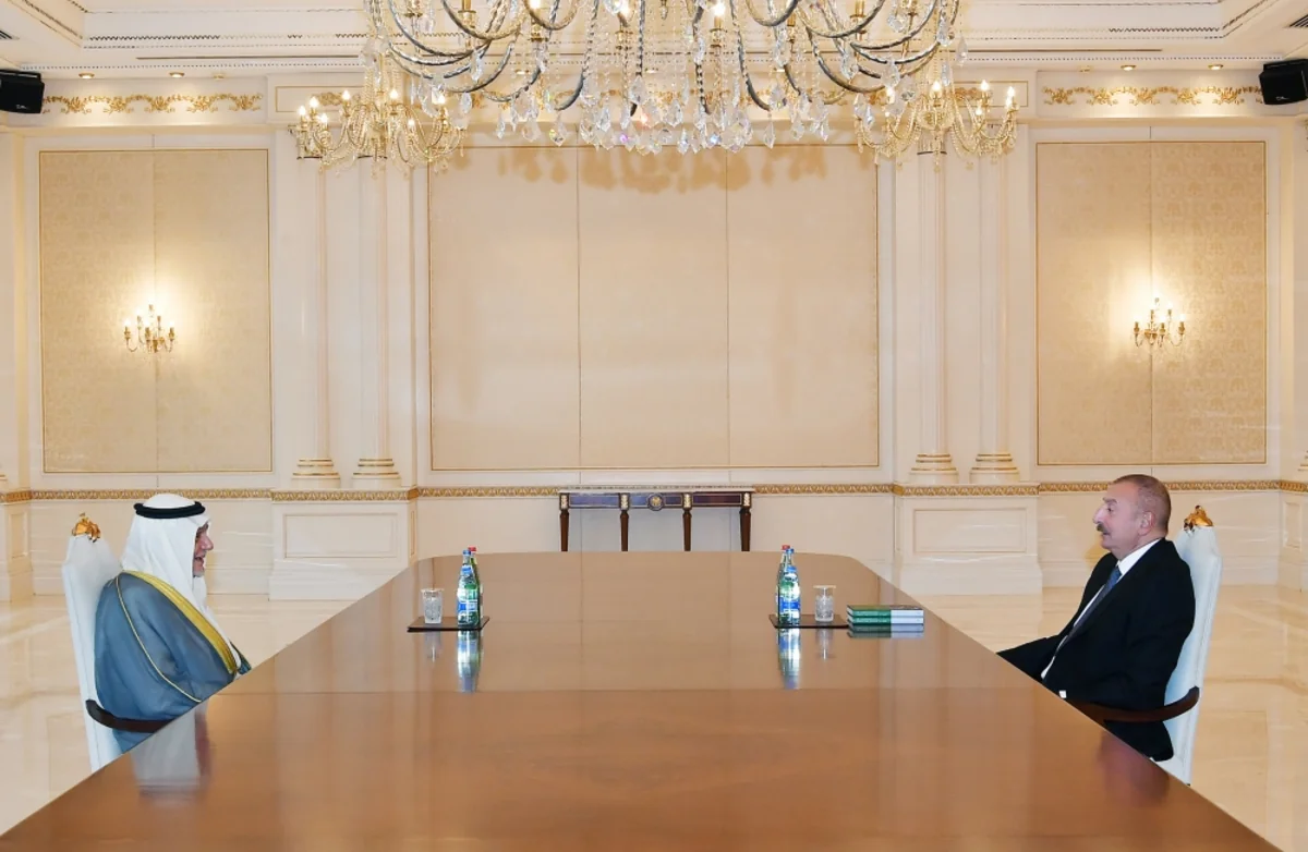 Azerbaijani leader meets King Faisal Center chairman