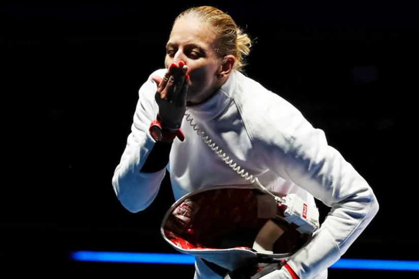 Macar qılıncoynadan Emeşe Sas Olimpiadanın qızıl medalını qazanıb