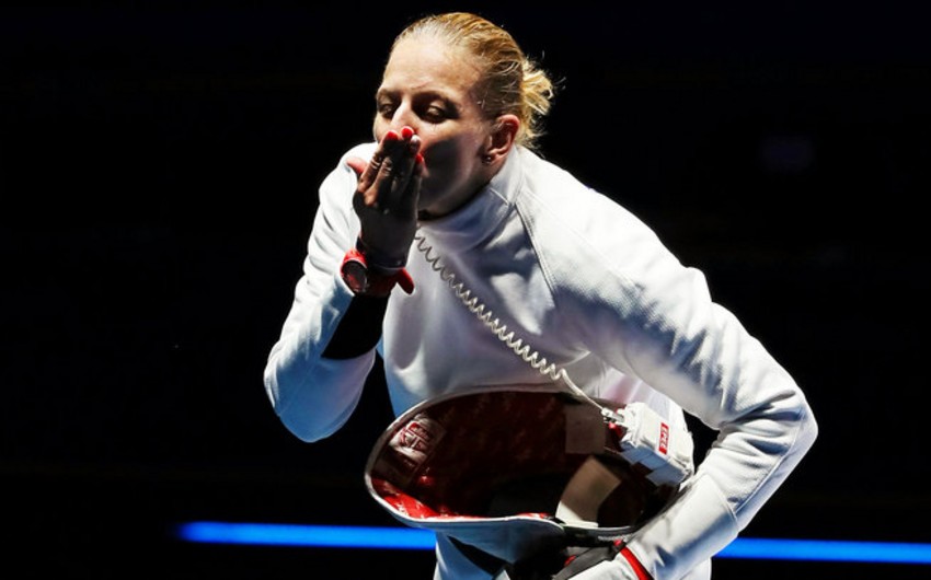 Macar qılıncoynadan Emeşe Sas Olimpiadanın qızıl medalını qazanıb