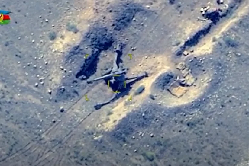 Düşmənin növbəti artilleriya qurğuları məhv edilib