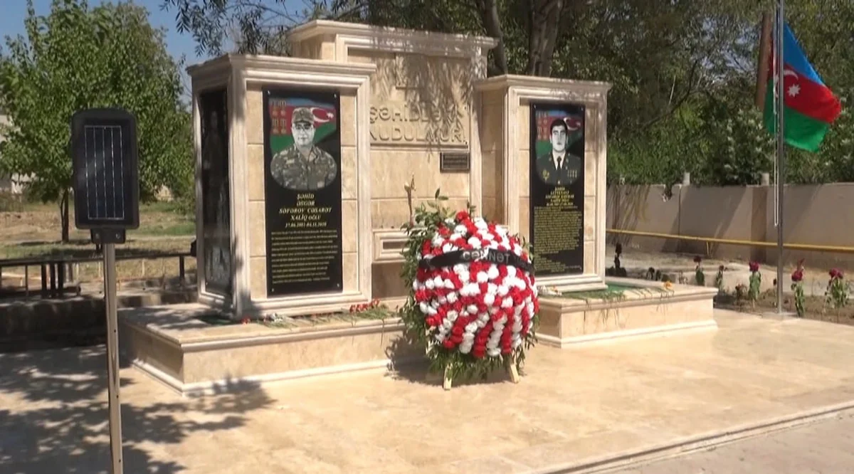 Şərurda şəhidlərin xatirəsinə bulaq-abidə ucaldılıb