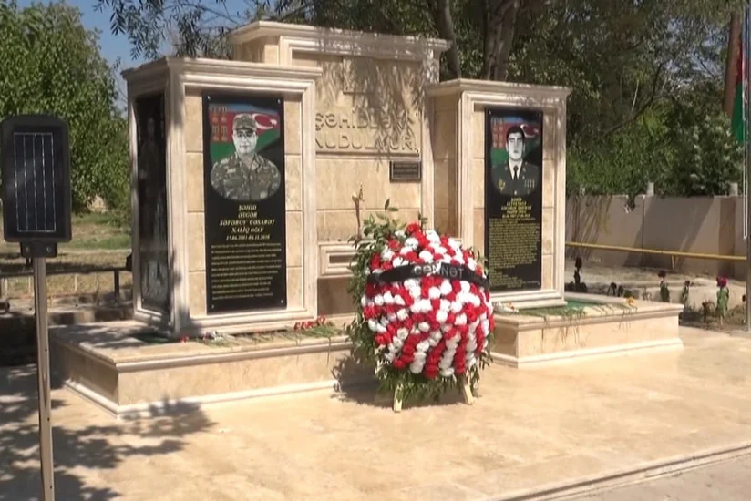 Şərurda şəhidlərin xatirəsinə bulaq-abidə ucaldılıb