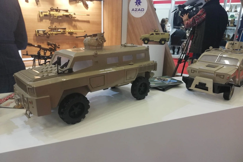 Azərbaycan istehsalı olan silahlar Türkiyədə sərgidə nümayiş etdirilir