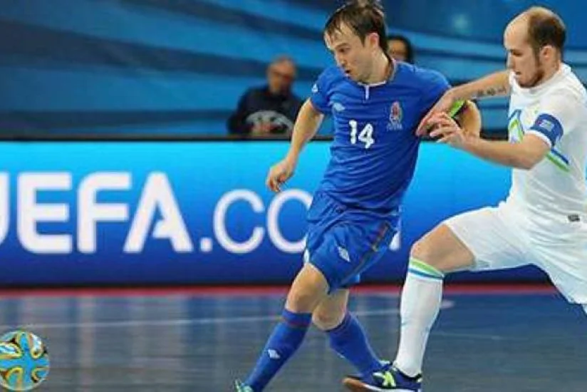 Futzal üzrə Azərbaycan millisi Avropa çempionatında ilk oyununu keçirib