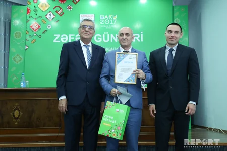 Report News Agency gets award for Baku 2017 Islamic Games