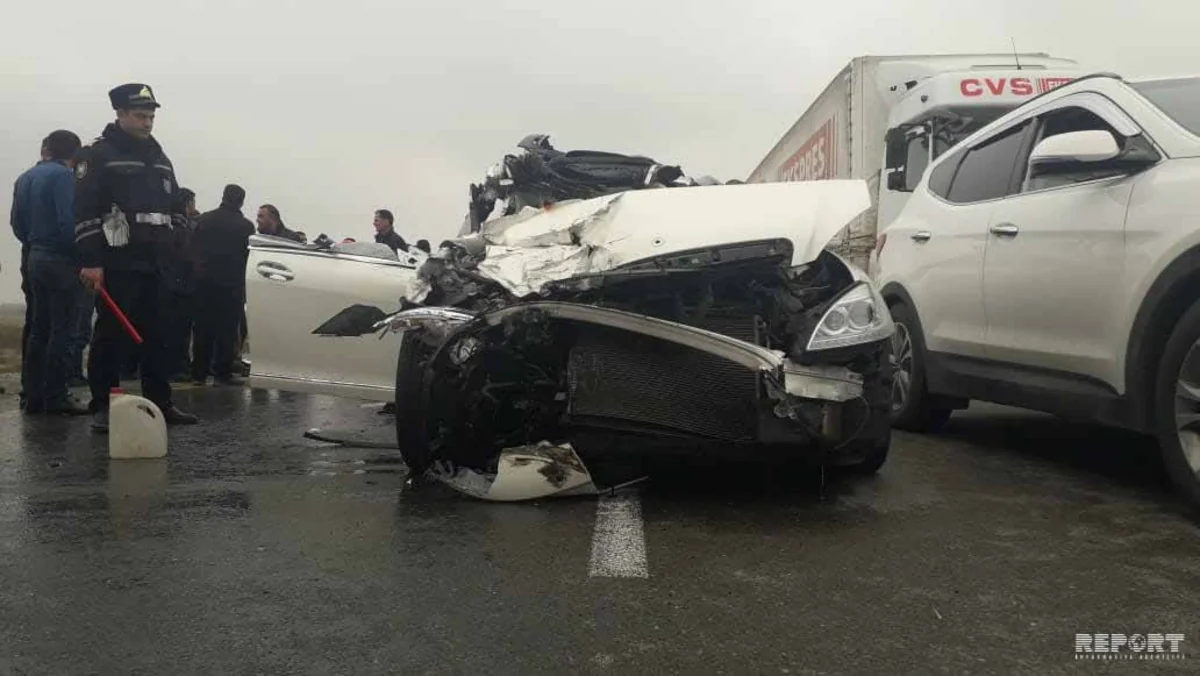Ucarda yol qəzasında 1 nəfər öldü, 4 nəfər yaralandı - FOTO - VİDEO - YENİLƏNİB