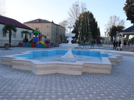 Samuxda mərkəzi park yenidən qurulur