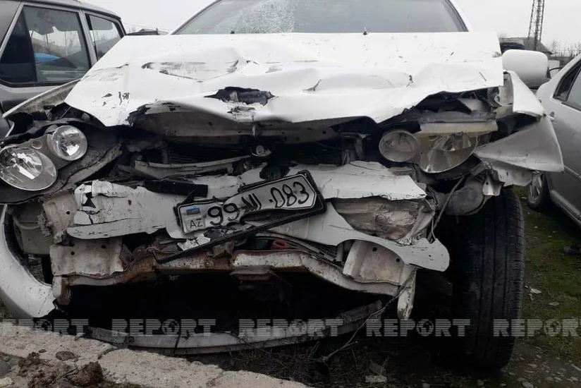 Kürdəmirdə yol qəzasında 2 qadın ağır xəsarət alıb