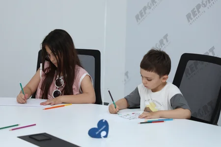 Festive atmosphere at Report News Agency on Children's Day