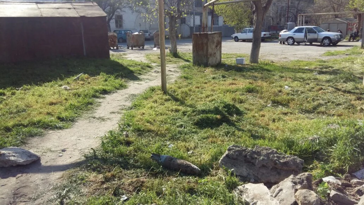 В Сумгайыте обнаружен снаряд