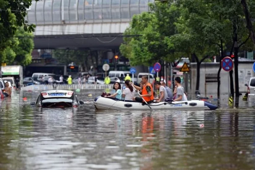 ​Çində daşqınlar 7 nəfərin ölümünə ölüb