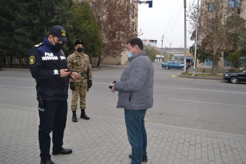 Polis Mingəçevirdə sərt karantin rejimi ilə əlaqədar reydləri davam etdirir