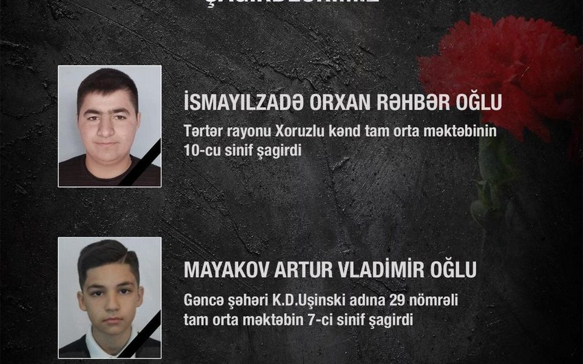 Düşmən təcavüzü nəticəsində 8 məktəbli həlak olub, 16 məktəbli yaralanıb