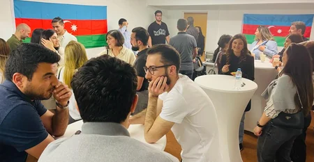 Kölndə azərbaycanlı tələbələrlə görüş olub