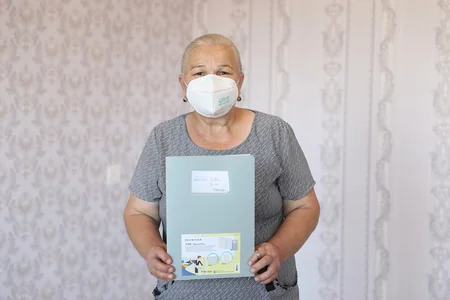 Gəncədə Milli Qəhrəmanın ailəsinə mənzil verildi