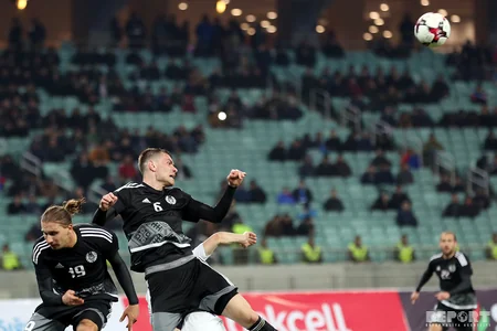 Futbol üzrə Azərbaycan milli komandası Belarusa məğlub olub - FOTOREPORTAJ
