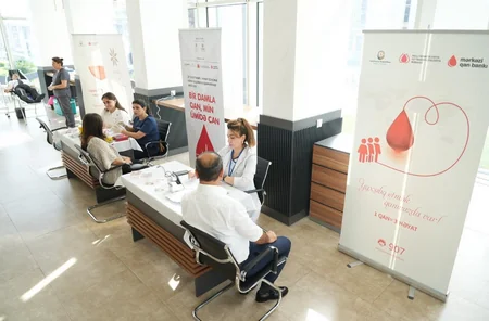 Bakıda  könüllü qanvermə aksiyası keçirilib