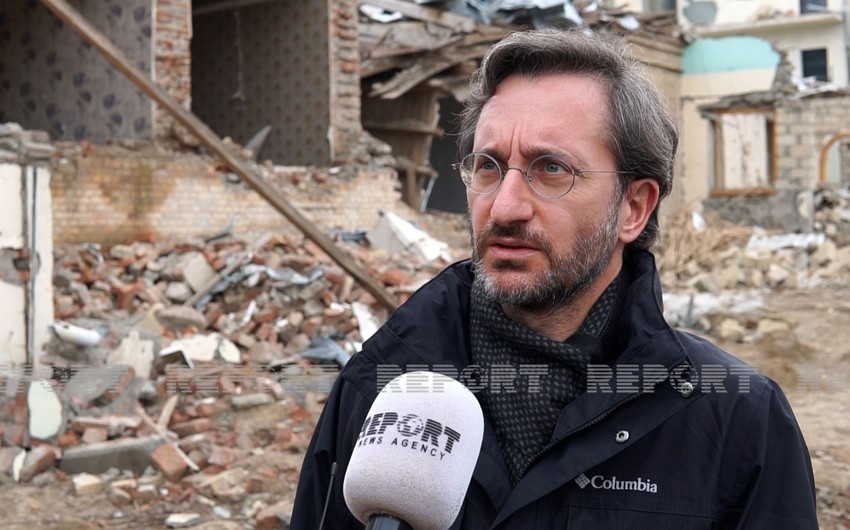 Fahrettin Altun: “Ermənistan cəbhədəki məğlubiyyətinin qisasını Gəncədən almağa çalışıb”