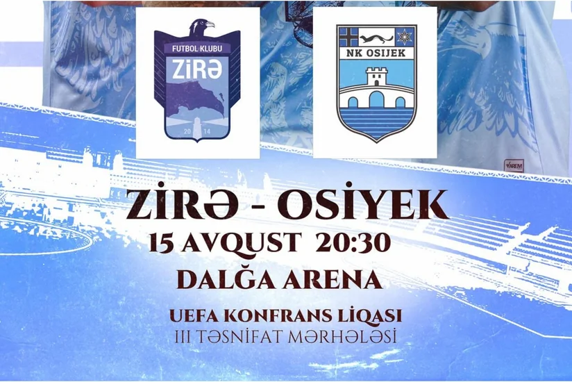 Konfrans Liqası: Zirə - Osiyek matçının biletləri satışa çıxarılır