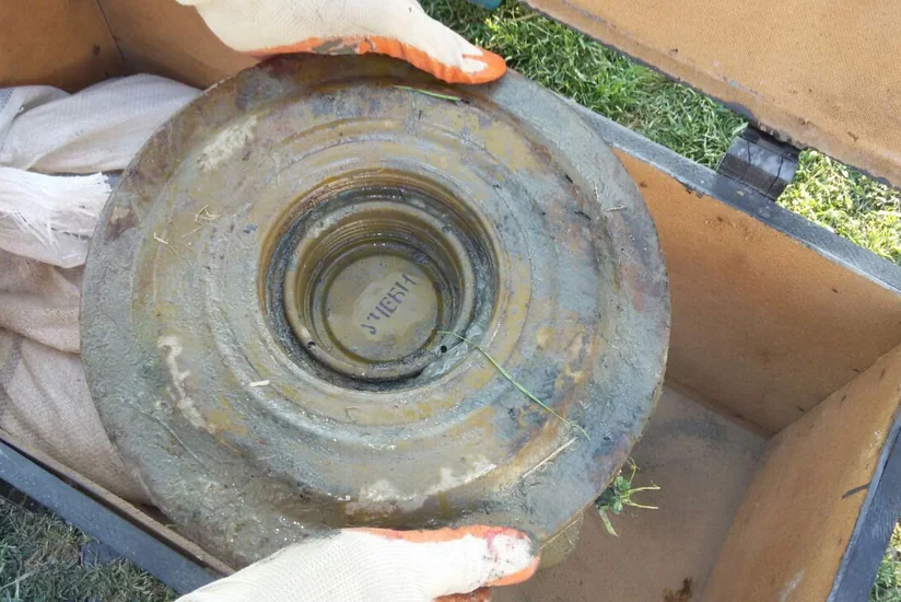 Ağcabədidə tank əleyhinə mina tapılıb