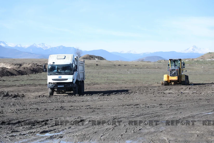 Xarabalıqda inşa edilən nəhəng hava limanı - VİDEOREPORTAJ