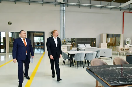 Qazaxda “Venzana” mebel fabrikinin açılışı olub- YENİLƏNİB