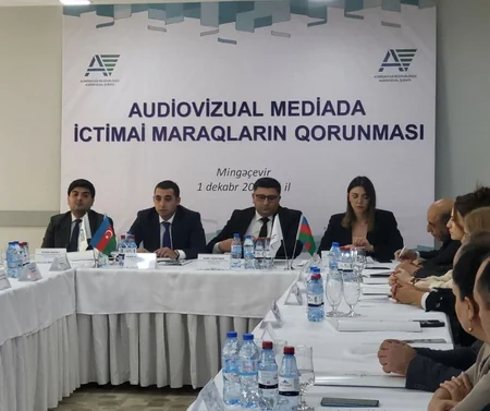 Mingəçevirdə Audiovizual mediada ictimai maraqların qorunması mövzusunda dəyirmi masa təşkil olunub