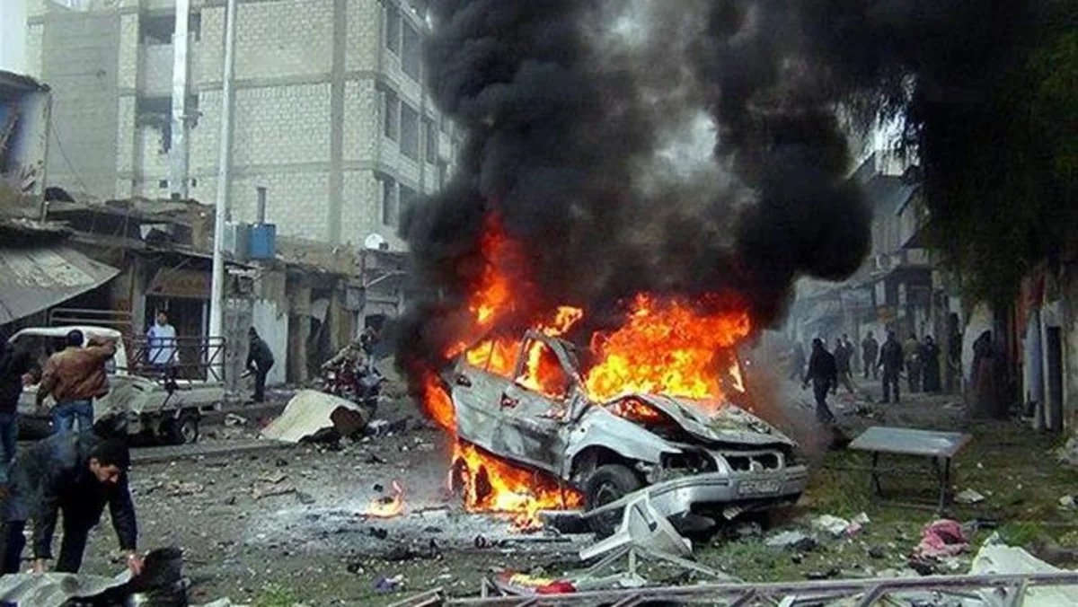 Suriyanın paytaxtında güclü partlayış baş verib